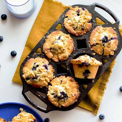 Seasoned Cast Iron Muffin Pan