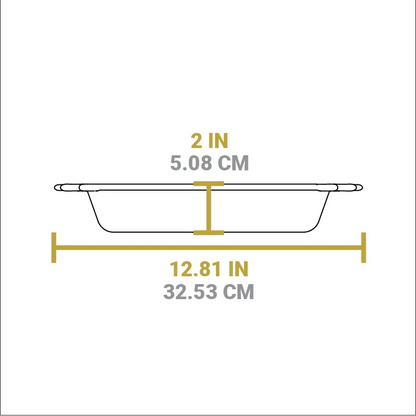 10.25 Inch Seasoned Cast Iron Baker's Skillet