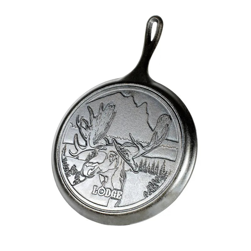 Wildlife Series™ 10.5 Inch Cast Iron Moose Griddle 