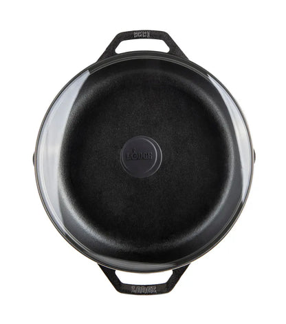 Chef Collection 12 Inch Cast Iron Everyday Pan 